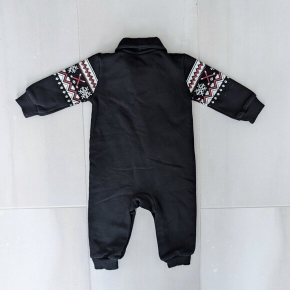 (4/$20) Joe Fresh - Baby Boys' Shawl Collar Romper - Picture 5 of 7